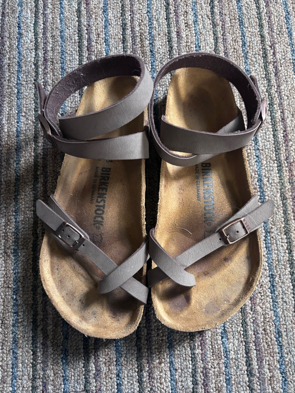 Birkenstock Brown Strappy Sandals